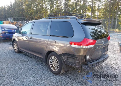 2011 Toyota Sienna Xle V6 from USA, damaged, VIN 5TDYK3DCXBS025166
